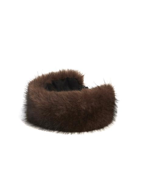 APPARIS Eleni Faux Sable Fur Headband