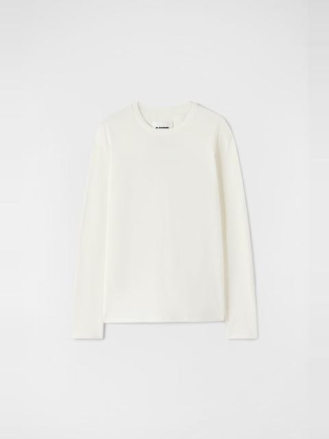 Jil Sander LOVE IS THE BEGINNING CREWNECK T-SHIRT - COCONUT