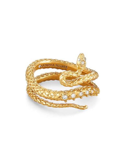 KENDRA SCOTT Phoenix Wrap Ring in Vintage Gold