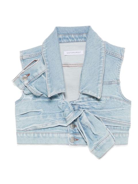 VIKTOR & ROLF tie-detail vest