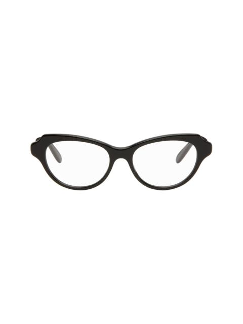 Loewe Black Slim Cat-Eye Glasses