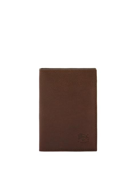 IL BISONTE Galileo Large Card Case Caffe