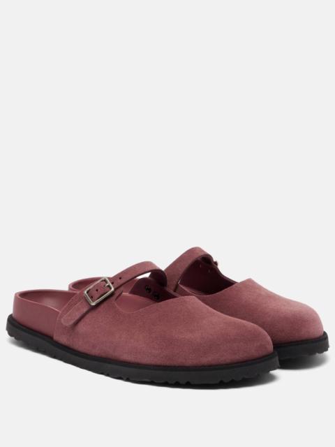 BIRKENSTOCK Maria suede clogs