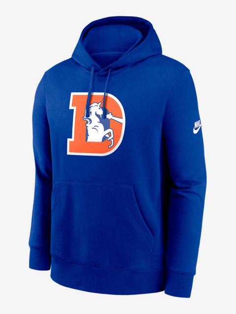 Nike Denver Broncos Club Logo Men's Nike NFL Pullover Hoodie