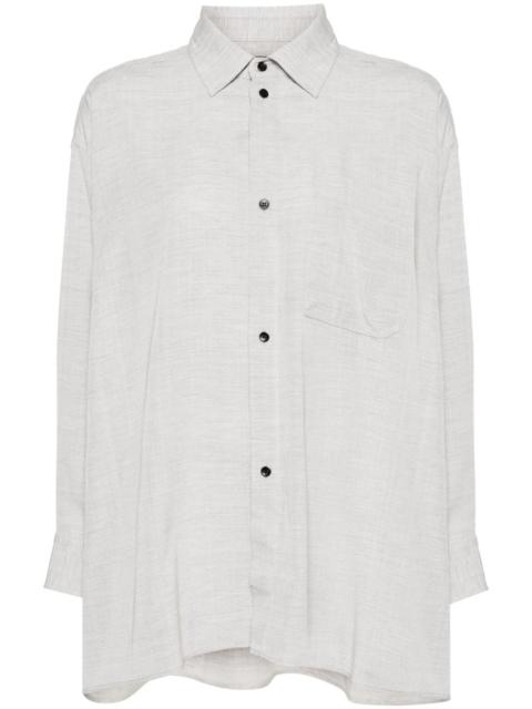 JACQUEMUS La Chemise Poche interwoven shirt