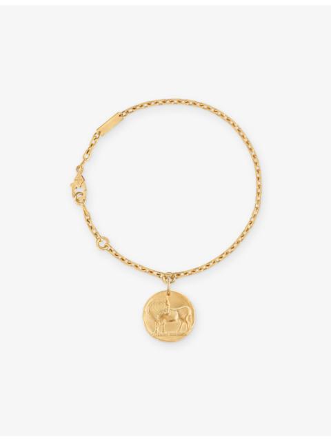 Van Cleef & Arpels Zodiaque Medal Taurus 18ct Yellow-Gold Bracelet