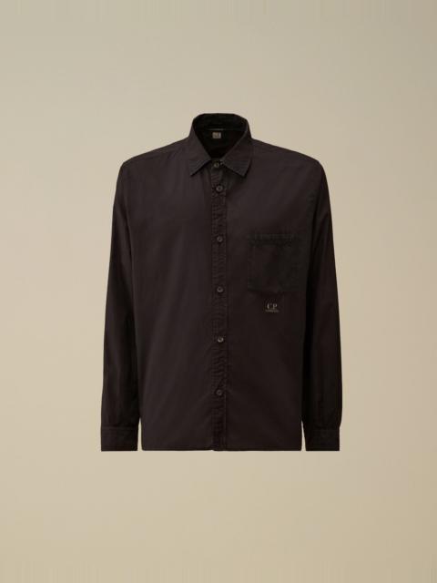 C.P. Company Light Mussola Long Sleeve Button Shirt