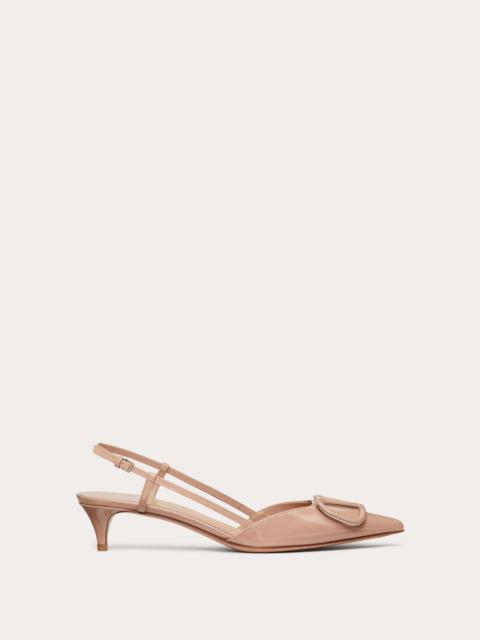 Valentino VLOGO SIGNATURE PATENT LEATHER SLINGBACK PUMP 40MM / 1.6 IN.