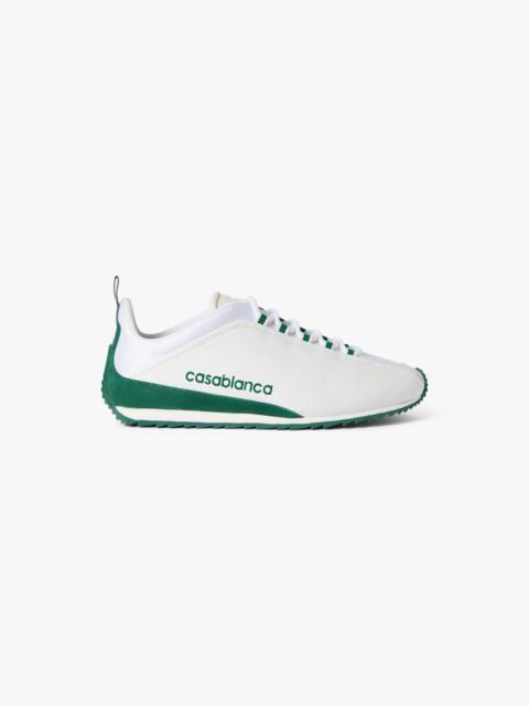 CASABLANCA Women's White & Green Khopesh Sneaker