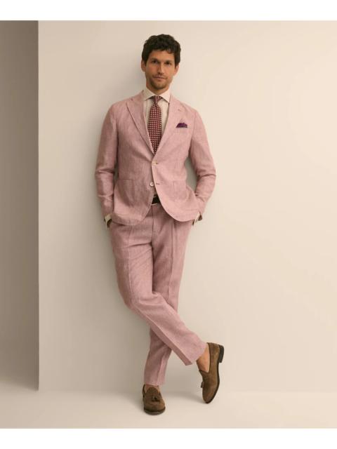 Brooks Brothers Slim Fit Linen Suit Pants