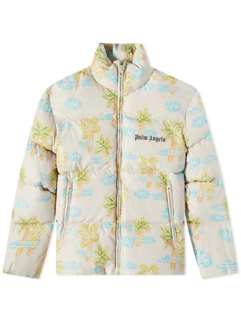 Palm Angels Palm Angels Neon Palm Down Jacket