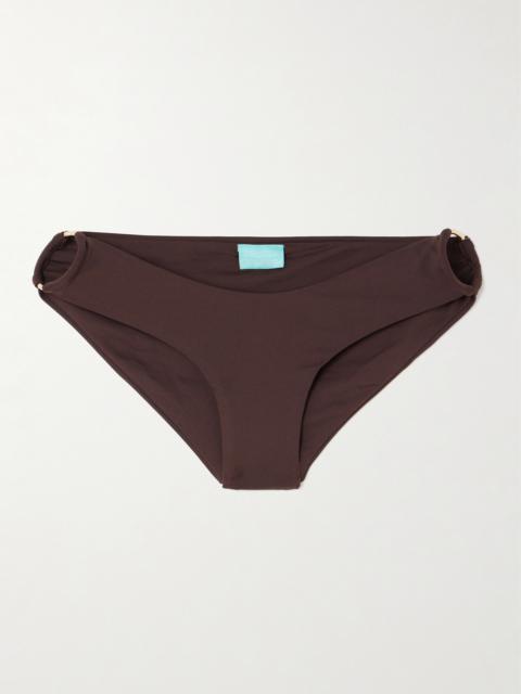 MELISSA ODABASH Hamburg Ring-embellished Bikini Briefs