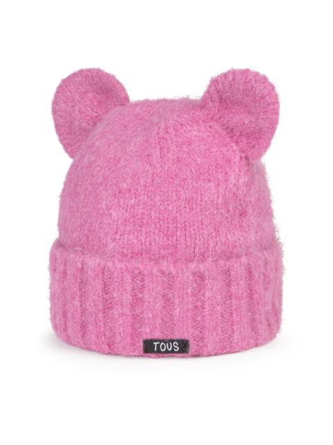 TOUS Pink Beanie TOUS Bear Ears
