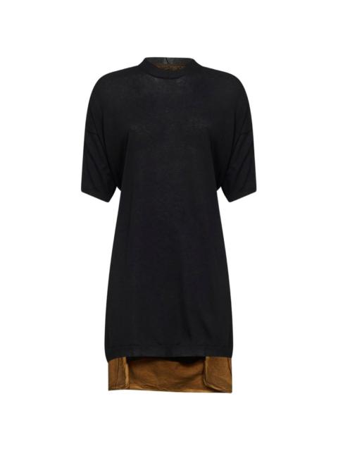 UMA WANG ribbed back-panel mini dress