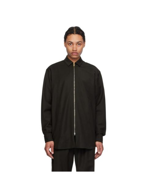 soulland Brown Derry Long Sleeve Shirt