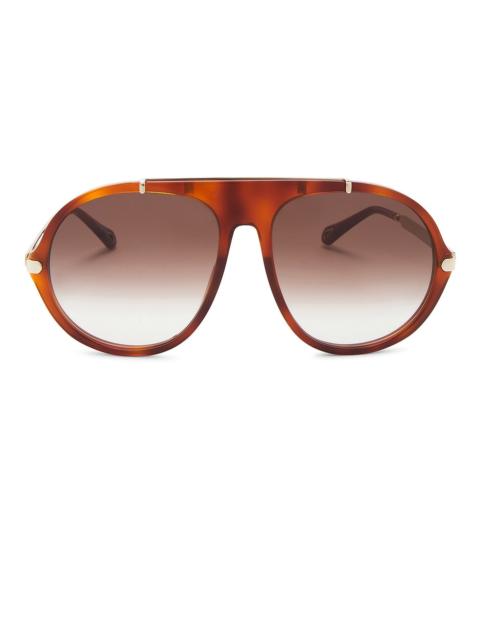 Chloé Aly Round Sunglasses