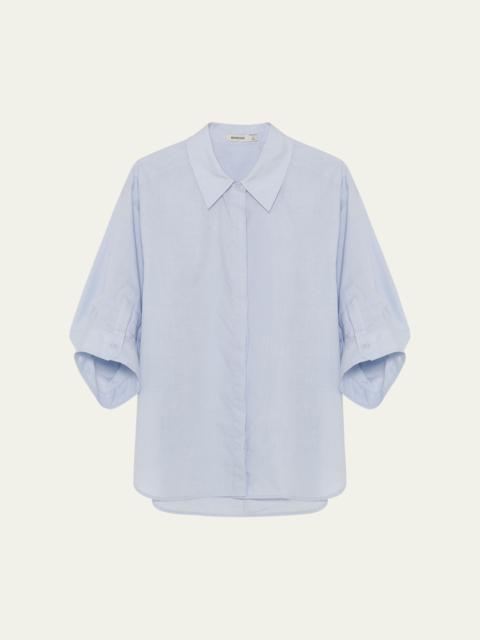 SIMKHAI Gemma Three-Quarter Sleeve Shirt