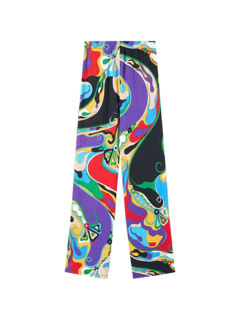 PUCCI Orchidee print trousers