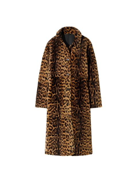 NILI LOTAN DAVELLE SHEARLING COAT