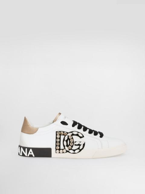 Dolce & Gabbana Portofino vintage calfskin sneakers