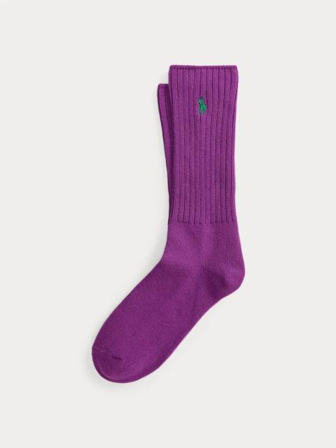 Polo Ralph Lauren Signature Pony Cotton-Blend Crew Socks