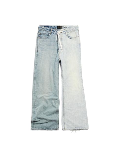 BALENCIAGA (WMNS) Balenciaga Fifty-fifty Pants 'Blue' 793766TQW752664