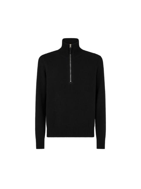 CASHMERE BLEND HALF ZIP