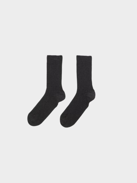 BASERANGE Rib Overankle Socks - Organic Cotton Rib