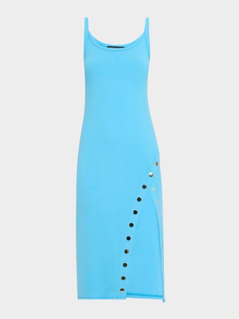 GENERATION LOVE Veneta Knit Snap Midi Dress