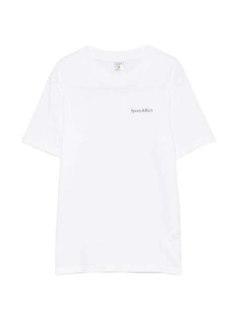 Sporty & Rich logo-print T-shirt
