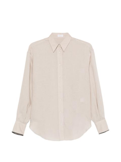Brunello Cucinelli cuffed shirt