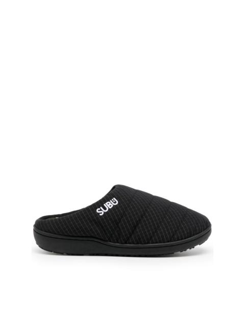 and Wander x Subu reflective-effect ripstop sandals