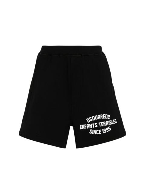DSQUARED2 Long Arnold cotton shorts