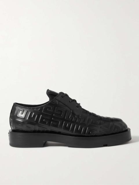 Givenchy Logo-Embossed Leather Derby Shoes