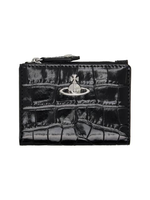 Vivienne Westwood Black Slim Flap Card Holder