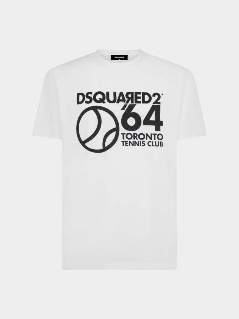 DSQUARED2 TENNIS CLUB SLOUCH FIT T-SHIRT