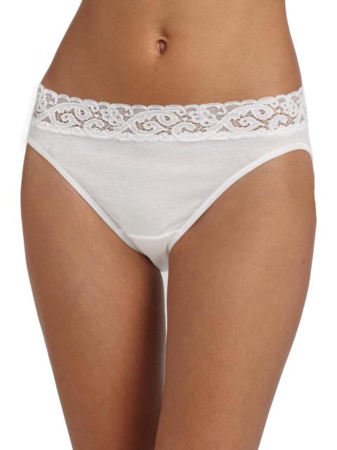 HANRO Women's Moments Hi-Cut Brief - White