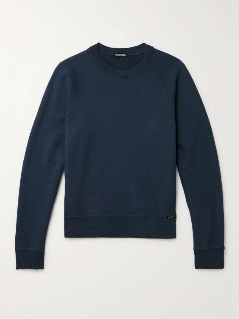 Garment-Dyed Cotton-Jersey Sweatshirt