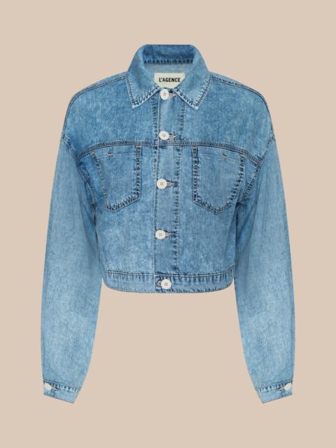 L'AGENCE Gaines Jean Jacket