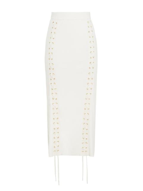 Zimmermann WONDERLAND LACE UP SKIRT