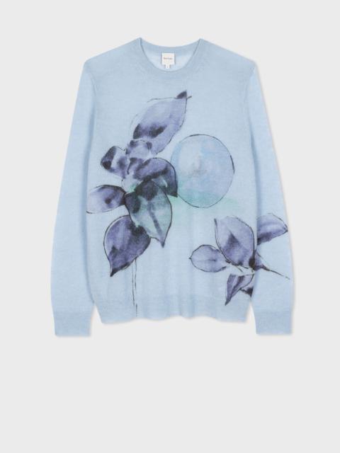Mohair-Blend 'Laurel' Print Sweater