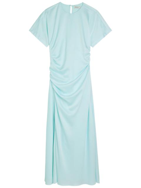 Simkhai Marabella Draped Satin Maxi Dress