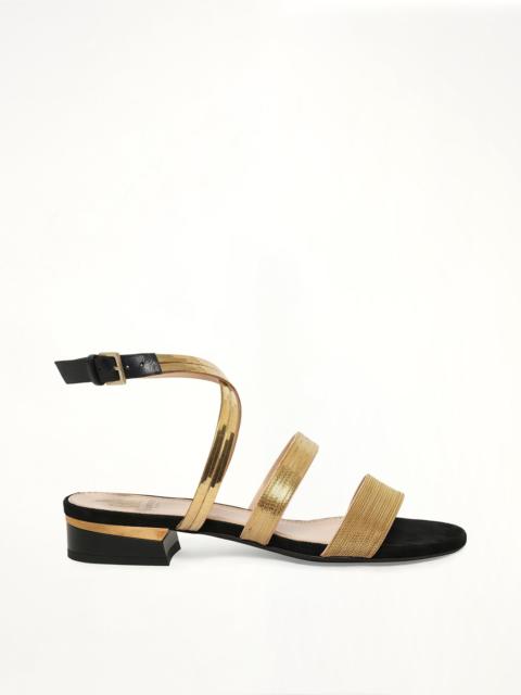 Lanvin Flat Sandal W/ Chain in Black