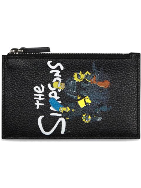 BALENCIAGA Balenciaga x The Simpsons Long Coin and Card Holder Black