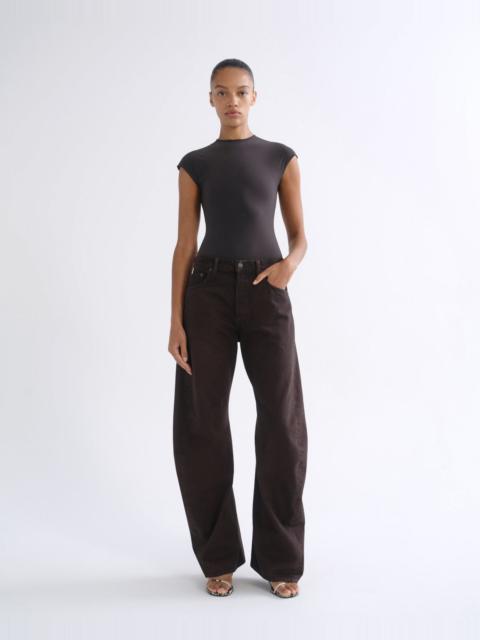 AGOLDE SPIRAL JEAN IN DEEP ROAST