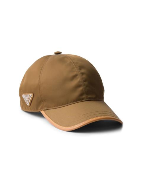 Re-Nylon triangle-logo baseball cap