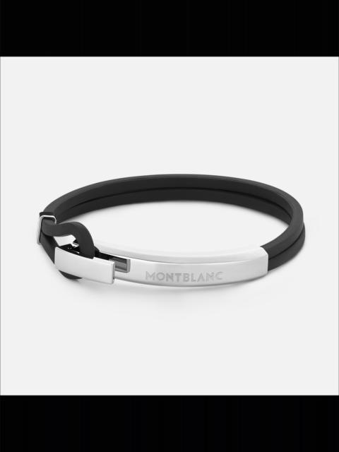 Montblanc Bracelet Wrap Me Rubber and Steel