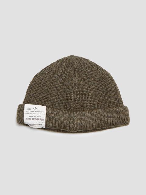 Nigel Cabourn Beanie Wool in Green