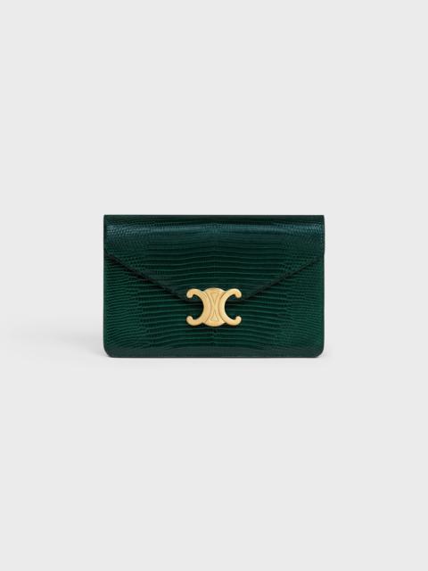 CELINE WALLET ON CHAIN MARGO in LIZARD