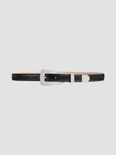KHAITE Women's Lucca Leather Belt - Black